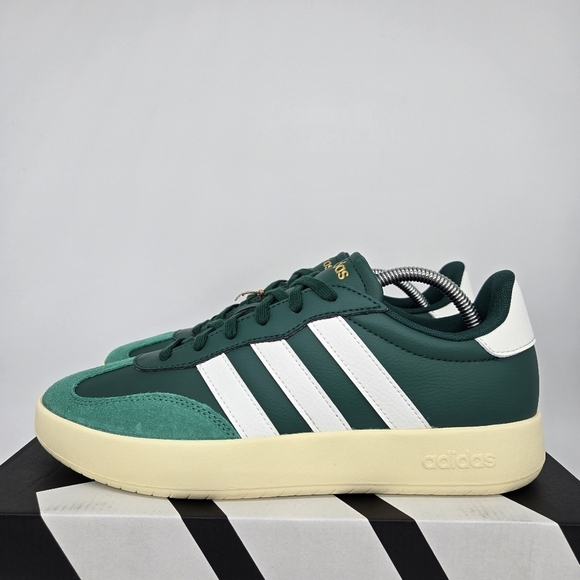 New adidas Barreda Lifestyle Collegiate Green Core White Men\'s Shoes Size 11.5 main image 8